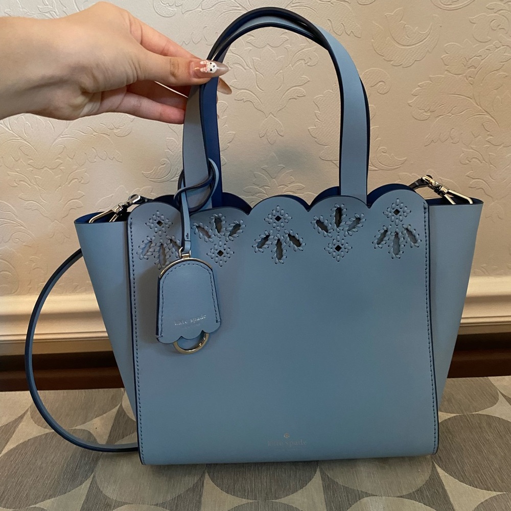 Kate Spade Blue cross body and hand held bag.